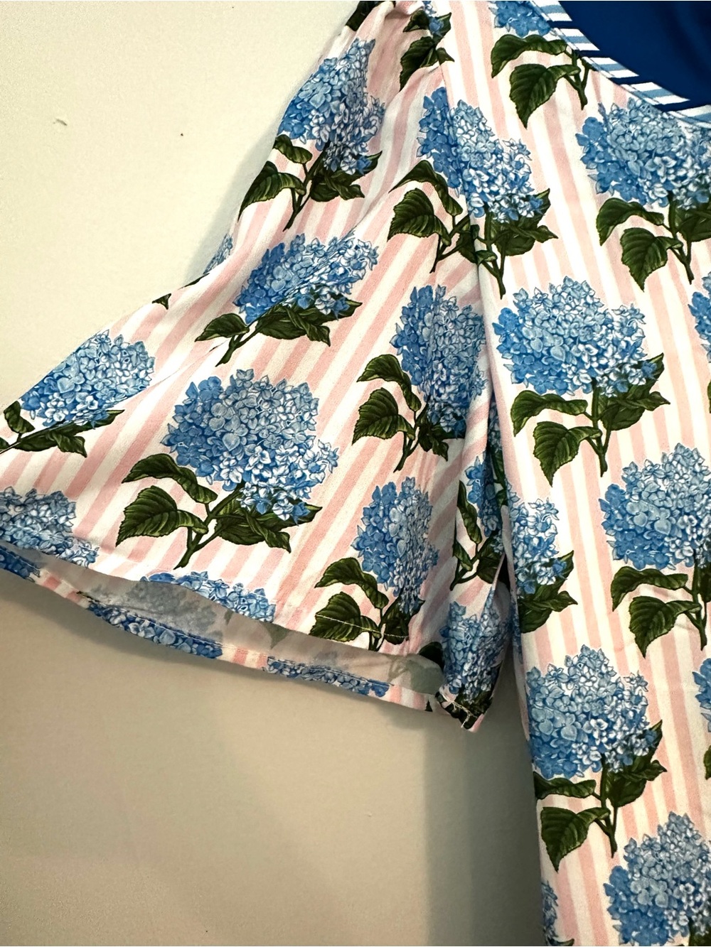 NWT Simply Southern Dress Blue Hydrangeas Size Medium - Picture 4 of 8